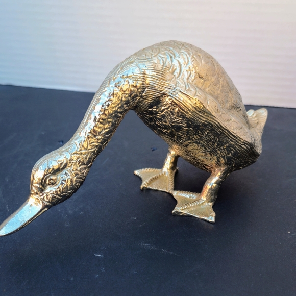 Silver plated duck sculpture - Picture 8 of 9